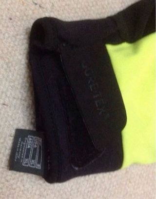 Guantes Gore-Tex Hombre Negro/Amarillo