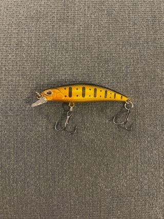 Amostra De Pesca Crankbait M Amarela & Laranja