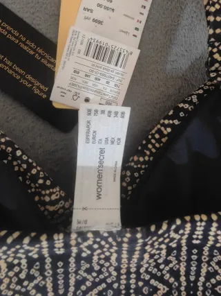 Top bikini nuevo con etiqueta