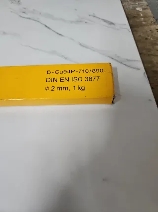 Varilla soldar REMS Lot P6 2mm 1kg