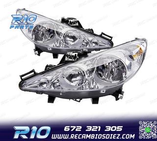 FAROS CON LENTE PEUGEOT 207 06-