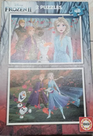 Puzzle Frozen 2 - 2 Puzzles 48 Piezas