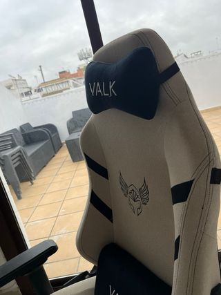 Silla Gaming Valk Beige/Negra