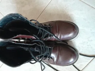 Stivaletti donna borgogna