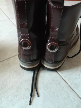 Stivaletti donna borgogna