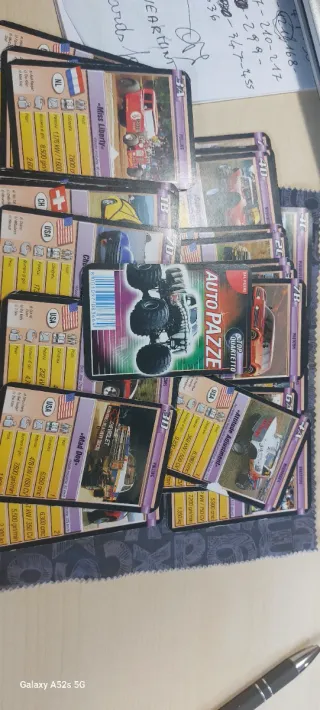 Carte vintage Auto Pazze Top Quartetto