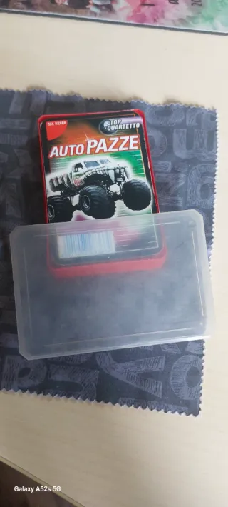 Carte vintage Auto Pazze Top Quartetto