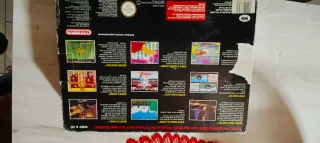 Super Nintendo con scatola e accessori
