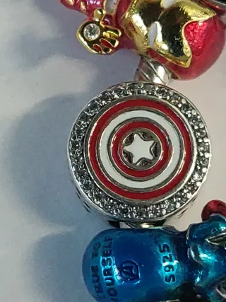 Bracciale Argento Avengers Charm