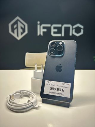 iPhone 15 Pro Azul 128GB – Garantía 2 Años