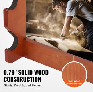 Armero VEVOR in legno massello per 5 fucili, 60 kg