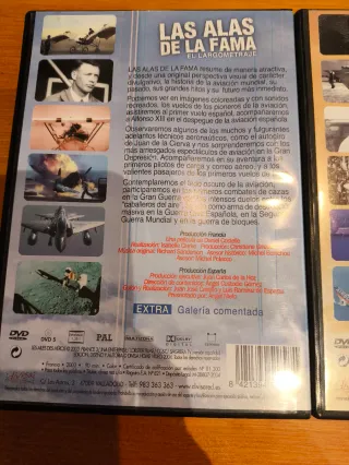 2 DVDs Las Alas de la Fama