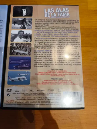 2 DVDs Las Alas de la Fama