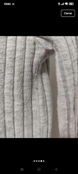 Jersey Stradivarius gris talla L