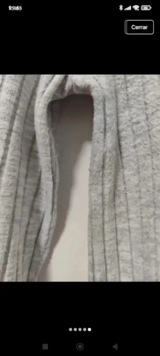 Jersey Stradivarius gris talla L