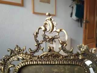 Marco de bronce antiguo estilo vintage