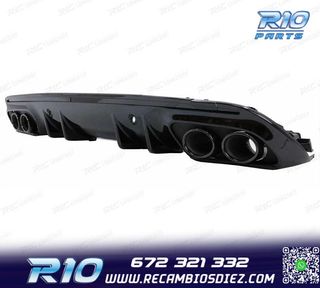 DIFUSOR MERCEDES CLASE C W205 SEDAN 14-20 C43 AMG PDC + COLA