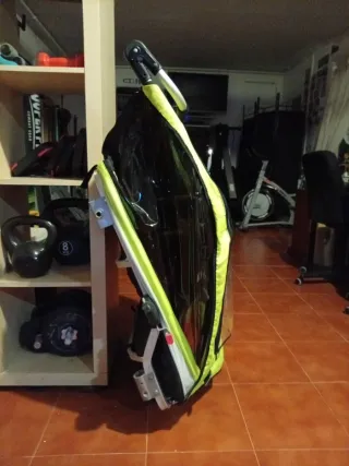 Carrito remolque doble plegable