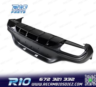 DIFUSOR MERCEDES GLC C253 COUPE AMG 20- LOOK GLC63 NEGRO