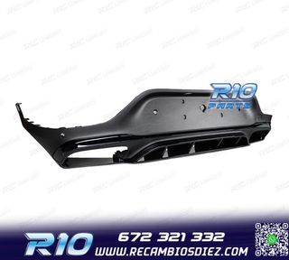 DIFUSOR MERCEDES GLC C253 COUPE AMG 20- LOOK GLC63 NEGRO
