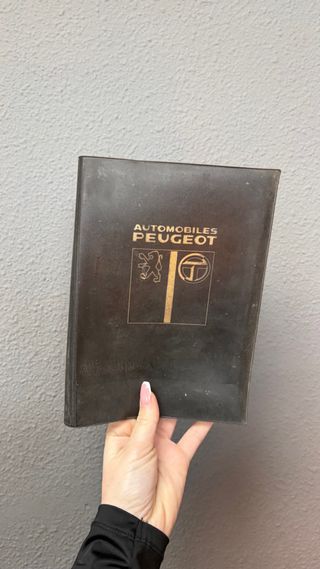 Manual instrucciones Peugeot 309 con funda