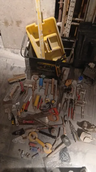 Caja de herramientas de albañilería