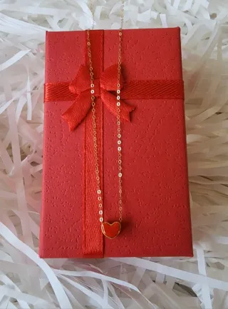 Collar Corazón Oro 18k