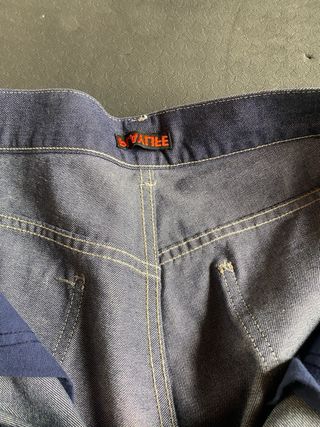 Jeans al ginocchio Playlife blu