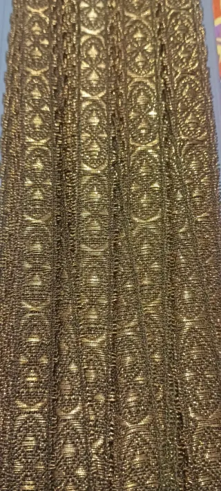 Pasamanería/Galón Dorado y Marrón