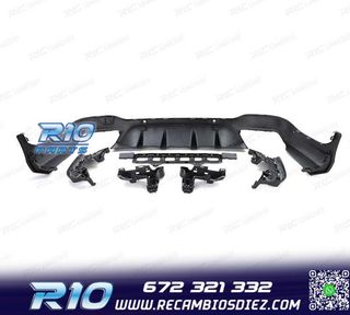 DIFUSOR MERCEDES GLC X253 15-18 LOOK AMG GLC63 PDC + COLAS E