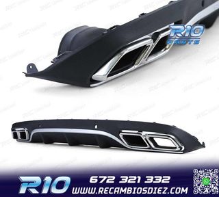DIFUSOR MERCEDES CLASE C C205 COUPÉ 15-18 AMG PDC + COLAS E
