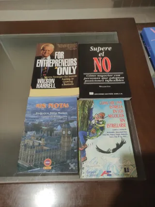 Colección de libros negocios