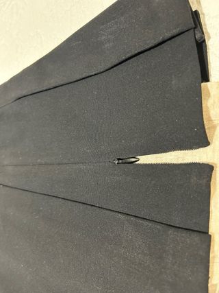 Minifalda Sisley tablas negra. Talla M