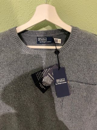 Jersey Polo Ralph Lauren Gris Hombre