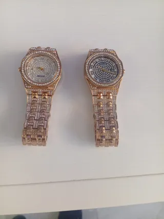 Reloj Skyline Goldfield con diamantes