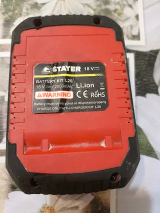 Batería 18V Li-ion 2.0Ah Stayler