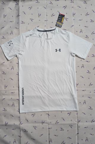 Camiseta técnica Under Armour blanca M