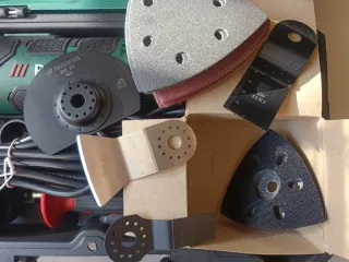 Amoladora  1200w y sierra multifunción 310w