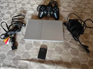 PS2 Slim Silver