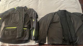 Chaqueta Moto Freeday Negra con Detalles Flúor