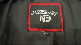 Chaqueta Moto Freeday Negra con Detalles Flúor