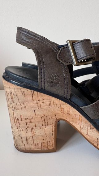 Zapatos Timberland Cuero Tacón Plataforma