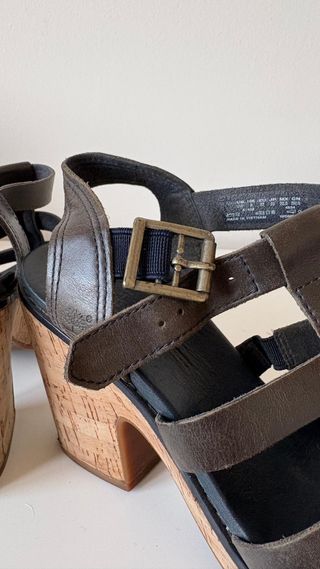 Zapatos Timberland Cuero Tacón Plataforma