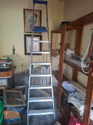 Escalera aluminio 7 peldaños