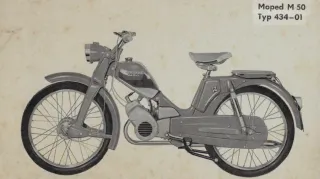 Zundapp Moped Clásica Alemana