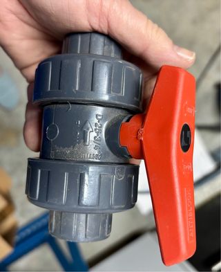 Válvula de bola PVC 3/4