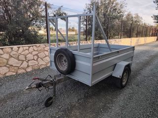 Remolque 750kg con freno y rampas