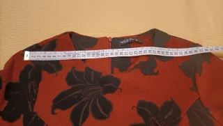 Vestido Will Pony Naranja Estampado Flores