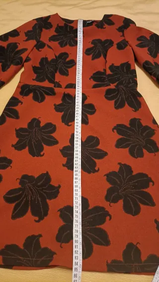 Vestido Will Pony Naranja Estampado Flores