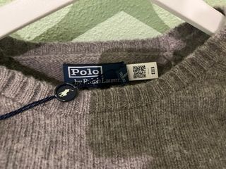 Jersey Lana Hombre Polo Ralph Lauren Gris